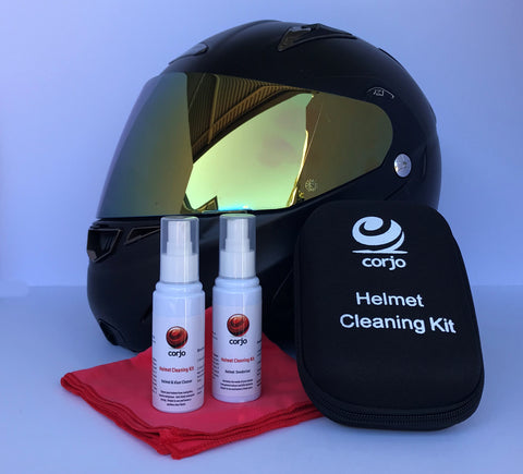 Corjo Motocross Motorcycle Helmet Cleaner Sanitiser Cleaning Care Kit