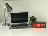 LED Digital Clock with Bluetooth Speakers